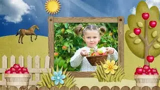 Лето в деревне - не дорогой ролик с фото