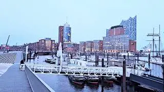 Walking along awesome Harbor  #viral #youtube #tourism  #river#city#architecture#hamburg #harbor