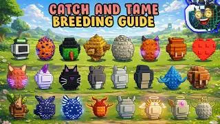 The ULTIMATE Catch and Tame Roblox PET BREEDING GUIDE! All Recipes 🐣 Full Guide + Eggs & Hatches