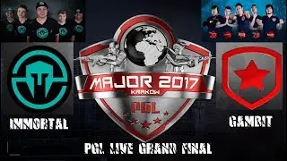 CSGO Grand Final Live :GAMBIT(2) vs IMMORTALS(1) MAP 3 (bo3) | PGL Major Krakow Main Event