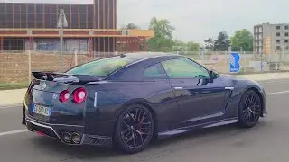 cars leaving car meet!