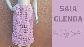 Saia Glenda  em crochê #modafeminina #crochesempre