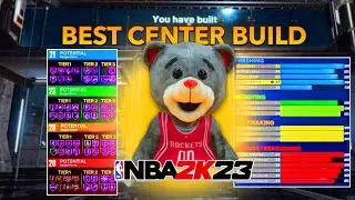 *NEW* BEST CENTER BUILD IN NBA2K23! ALL AROUND BEST BIGMAN BUILD 2K23! (4-WAY DEMIGOD)