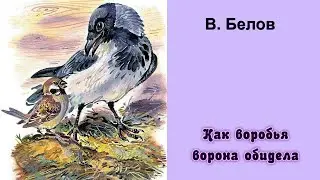 Как воробья ворона обидела. Поучительная сказка.