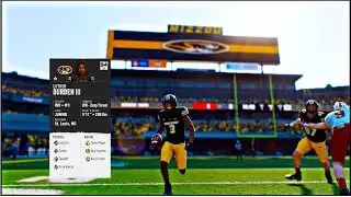 Luther Burden III is Him!! Missouri College Football 25, Underrated Team!