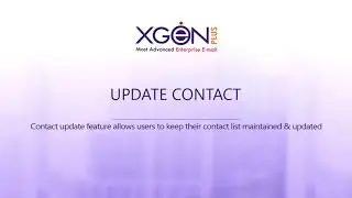 XgenPlus : Auto Update Contact