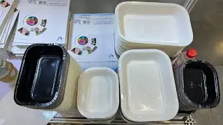 Machine to make disposable dishes and food containers
