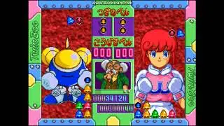 TwinBee Taisen Puzzle Dama - TwinBee Playthrough (Running on ePSXe) (Edited) part 1