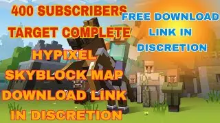[FREE] HYPIXEL SKYBLOCK MAP DOWNLOAD || JAY GAMERZ || jay gamerz || #JAYGAMERZ