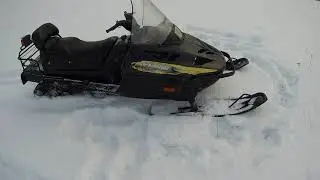 ДАЛ КРУГА НА СНЕГОХОДЕ ТАЙГА