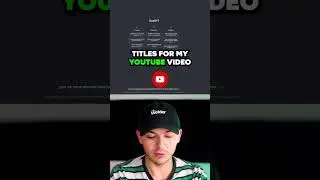 Find Alternative Youtube Video Titles with ChatGPT-3