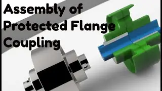 Protected flange coupling