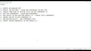 Angular 3 : Create component and redirect to another page(with example)
