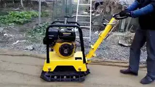 Plate compactor MS160-2 with Chinese petrol engine with extension plate
