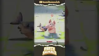 The Cleanest Fish Throw! 🐟💨 | Party Animals #funny #partyanimals #shorts