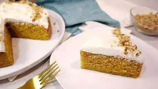Classic Carrot Cake in 8x8 inch Round Pan | Single Layer