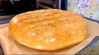 Простой, домашний, ароматный хлеб🍞/Homebaked bread recipe/Sadə ev çörəyi#bread #breadrecipe