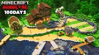 I Survived 100 Days in the Jungle in Hardcore Minecraft 