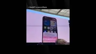 ChatGPT on iPhone | iOS 18 features #wwdc #ios #ios18 #ai #apple #appleai #wwdc2024 #shorts