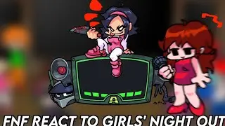 FNF React to FNF VS Nene Full Week // Girls' Night Out // Pico's School FNF // 