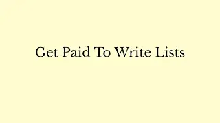 15 Get Paid to Write! How to Submit Articles to Listverse for Cash