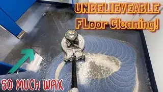 Professional Cleaners VS Extreme Dirt who will win! VCT strip and wax, tile and grout and more!