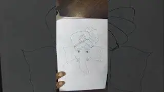Easy Ganesh drawing with pencil ✏️l simple Ganesh drawing