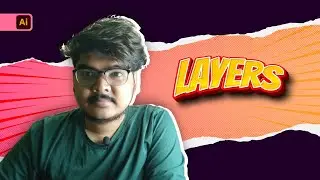 All about Layers Panel in Illustrator |  Adobe illustrator tutorial for beginners |  graphic design