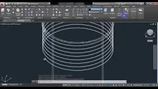 AutoCAD tutorial - how to make thread outside of a pipe