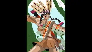 Drawing Native American - Manga Style