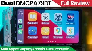Dual DMCPA79BT - Double DIN Apple Carplay & Android Auto Headunit - Under $200