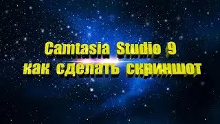 Camtasia Studio 9 как сделать скриншот (фотографию) из видео