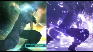 Zack's Octoslash - Crisis Core VS Crisis Core Reunion