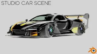 Studio Car Scene in Blender (Tutorial)