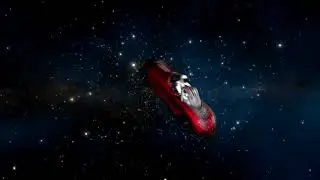 Tesla roadster shooting stars