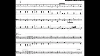 ヱヴァンゲリヲン新劇場版：破　宇多田ヒカル　Beautiful World(PLANiTb Acoustica Mix)　ベースTAB譜　JASRAC：144-2030-9