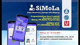 Aplikasi SiMola Sistim Monitoring Lapangan (PKL/Magang)