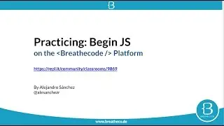 Learn to code doing Javascript small exercises: Begin with js