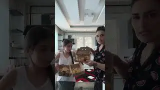 👩🏻‍🦱👧🏻TAŞ ,KÂĞIT, MAKAS  HAMBURGER YEME YARIŞI🍔