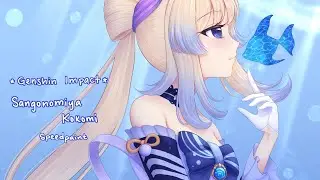 [speedpaint] sangonomiya kokomi - genshin impact
