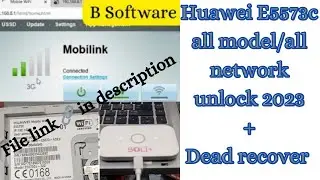 Huawei/zong e5573c unlock all network free file 2023.