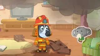 Sheriff Labrador Safety Tips 2 _Walkthrough Part2 _ How Do I Escape From a Fire?
