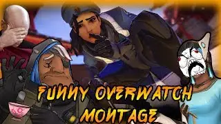 Amazing ana sleepdart & symmetra teleport fail | funny overwatch moments  montage