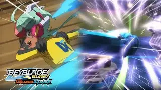 Tidal Whip!!! | Bel vs Quadra | Beyblade Burst QUADSTRIKE | Second BATTLE | EP 04 |