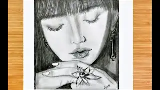 Blackpink Lisa Drawing | How to draw Blackpink Lisa | YouTube Shorts Video, 