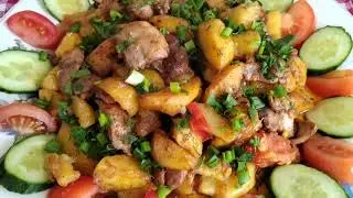 Лёгкий Ужин Для Ифтара..Light dinner for iftar...Iftorlik Uchun Oson Kechgi Ovqat.