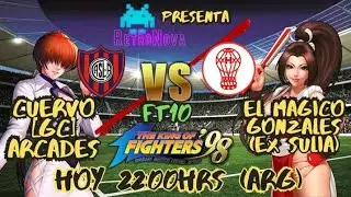 DESAFIO CALIENTE KOF 98 - FT 10 - CUERVO [gc] arcades vs El Magico gonzalez (Ex Sulia Gaudmus)