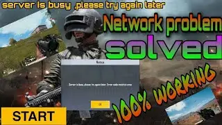 pubg mobile network problem solved//pubg lite network problem sloved