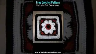 flower granny square crochet tutorial easy