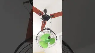 VHSN ceiling fan vs table fan rotates experiment ‼️ 